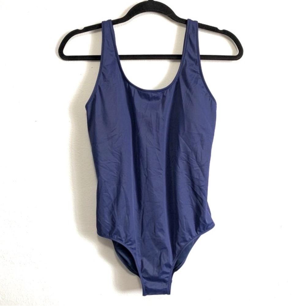 Amazon Essentials Blue Full Piece Swimsuit